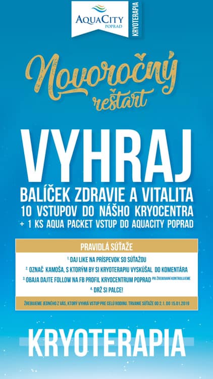 súťaž o 10 vstupov do Kryocentra 