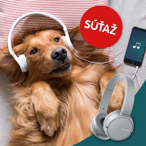 súťaž o bezdrôtové slúchadlá SONY WH-CH500