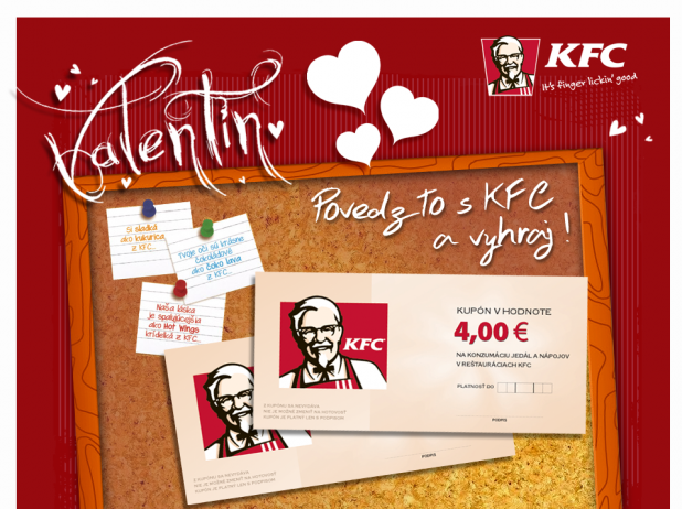 súťaž o kupón do KFC