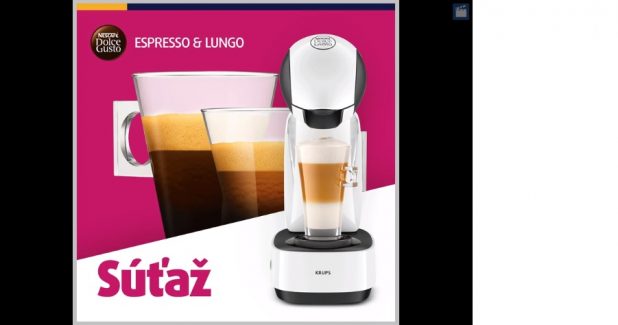 súťaž o kávovar NESCAFÉ Dolce Gusto Infinissima