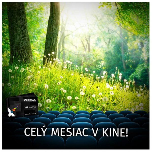 súťaž o voľný vstup do kina na celý mesiac
