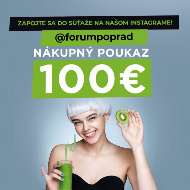 súťaž o  nákupný poukaz v hodnote 100€